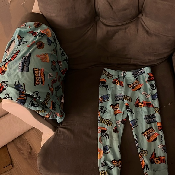 Posh peanut x hot wheels monster truck pajamas - Picture 1 of 5